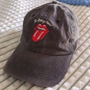 rolling stones embroidered baseball cap